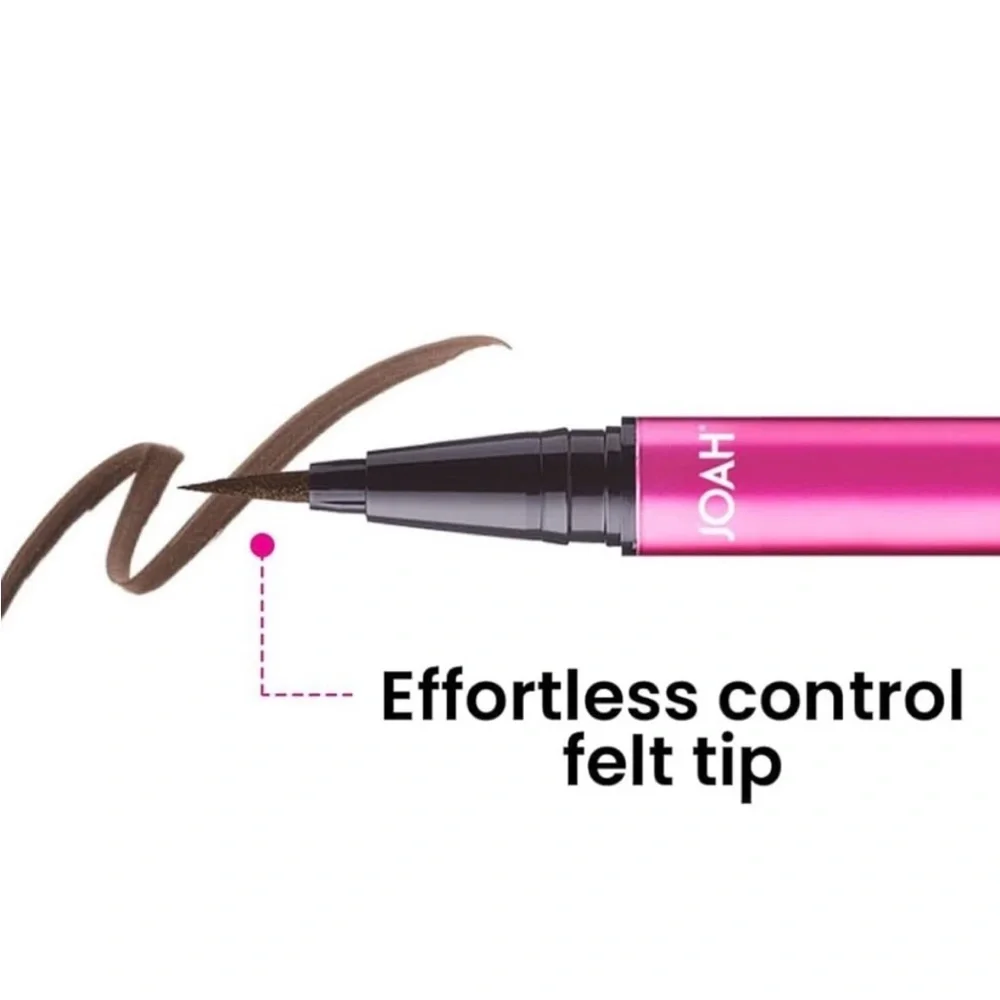 JOAH Line Up Waterproof Felt Tip Liquid‎ Eyeliner Pen - Brown